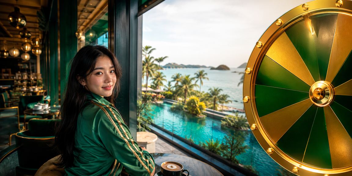 Người tham gia chương trình rút thăm may mắn tại một quán cà phê ở Hà Nội