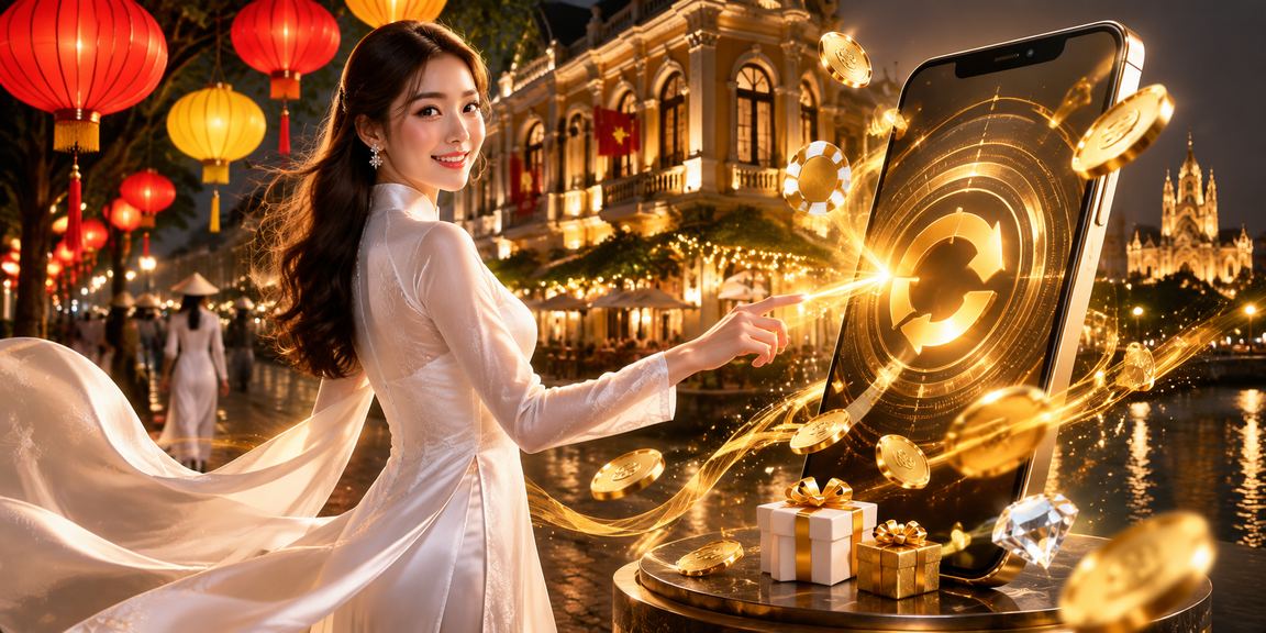 Người dùng tại Hà Nội theo dõi điểm hoàn thưởng và cấp VIP trên điện thoại