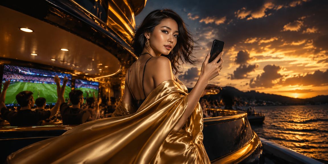 Người chơi tại bãi biển Phú Quốc truy cập xổ số và slot game trên điện thoại rr66